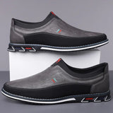 Leather Business Slip-On Shoes