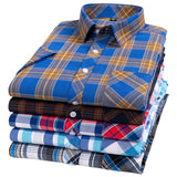Plaid Short Sleeve Cotton Shirt