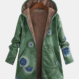 Sage - Tribal Pattern Sherpa Jacket