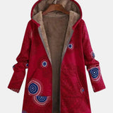 Sage - Tribal Pattern Sherpa Jacket