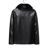 Fleece Leather Jacket