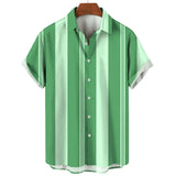Striped Short Sleeve Summer Shirt