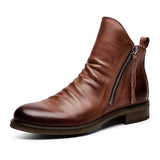 Vega Leather Ankle Boots