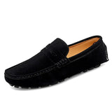 Suede Boat Moccasins
