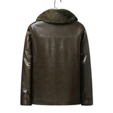 Fleece Leather Jacket