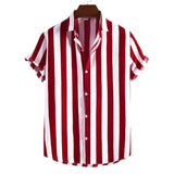 Striped Short Sleeve Summer Shirt