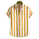 Striped Short Sleeve Summer Shirt