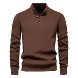 Konrad Men's Sweater with Buttons