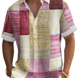 Elegant Patchwork Shirt