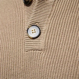 Konrad Men's Sweater with Buttons