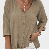 Anna - Summer Linen Blouse