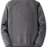 Elegant Corduroy Jacket with Fleece