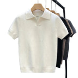 Breathable Sweater Polo Shirt