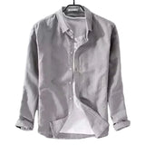 Casual Cotton-Linen Shirt