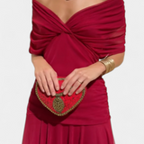 Magda - Long Floral Dress with V-Neck