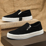 Breathable Canvas Slip-On Shoes