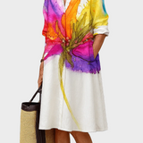 Solveig - Elegant Midi Dress