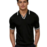 Tailored Piqué Polo with Contrast Details