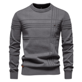 Burkhard Stylish Men's Checkered Sweater