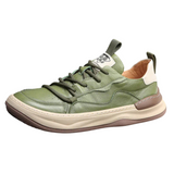 Leather Shoes with High Sole