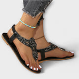 Kaelie - Orthopedic sandals with crystals