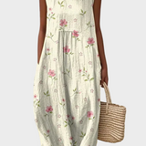 Janet - Comfortable Midi Dress
