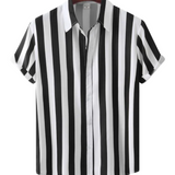 Breathable Striped Summer Shirt