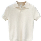 Breathable Sweater Polo Shirt