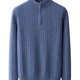 Deneb Cashmere Velvet Half-Zip