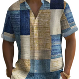 Elegant Patchwork Shirt