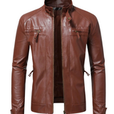 Elegant Men's Leather Jacket