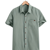 Casual Short Sleeve Cotton Shirt