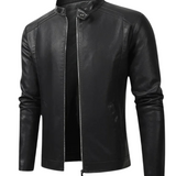 Elegant Men's Biker Leather Jacket