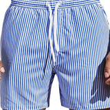 Casual Striped Swim Trunks
