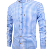 Elegant Scottish Check Shirt