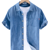 Short Sleeve Denim Shirt