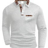 Patterned Polo Shirt
