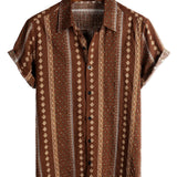 Men's Short Sleeve Cotton Hawaiian Shirt