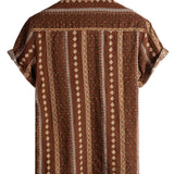 Men's Short Sleeve Cotton Hawaiian Shirt