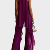 Viola - Elegant Halter Set with Pants