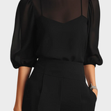 Clarisa – set with wide trousers