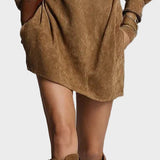 Mini Dress with Turtleneck