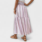 Comfortable patterned skirt