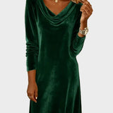 Frosina - Loose Velvet Dress