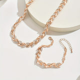 Fish Tail – Luxurious Shiny Jewelry Set Made of Glass and Crystals