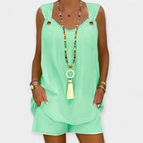 Laura - Sleeveless Top and Shorts Set