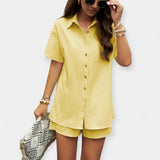 Karolina - Comfortable Set with Shirt and Shorts