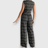 Jasmína - Two-Piece Set with V-Neck and Matching Pants