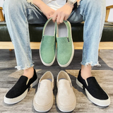 Breathable Canvas Slip-On Shoes