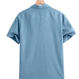 Casual Short Sleeve Cotton Shirt